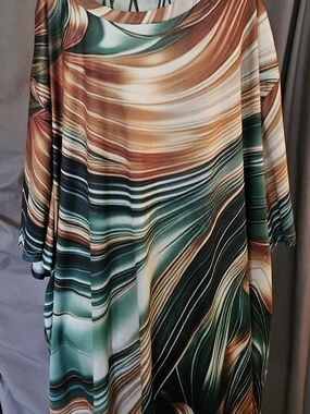 Women's Multicolor Swirl Print Shirt